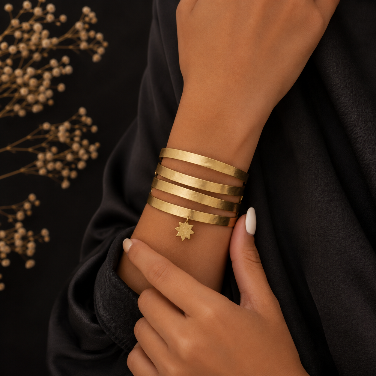 Astra Brass Cuff
