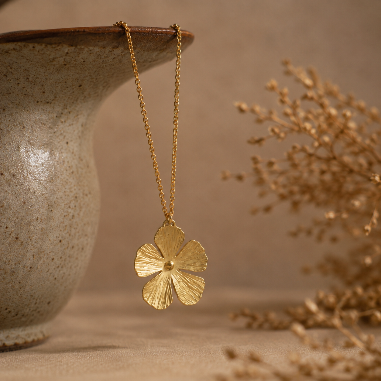 Petal Harmony Pendant Chain